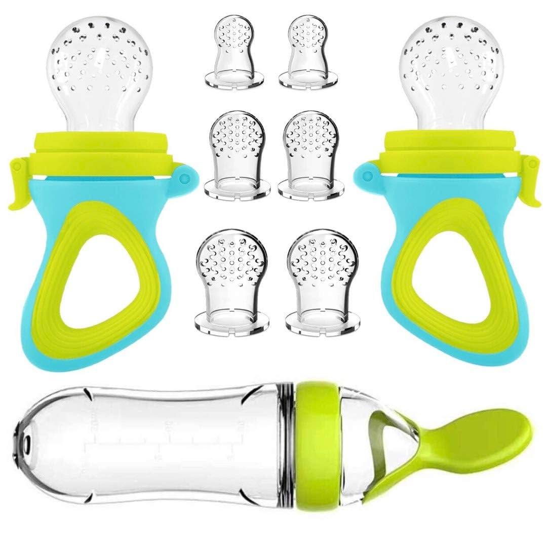 Baby Food Category - Squeezing Feeding Bottle Cup Silicone Newborn