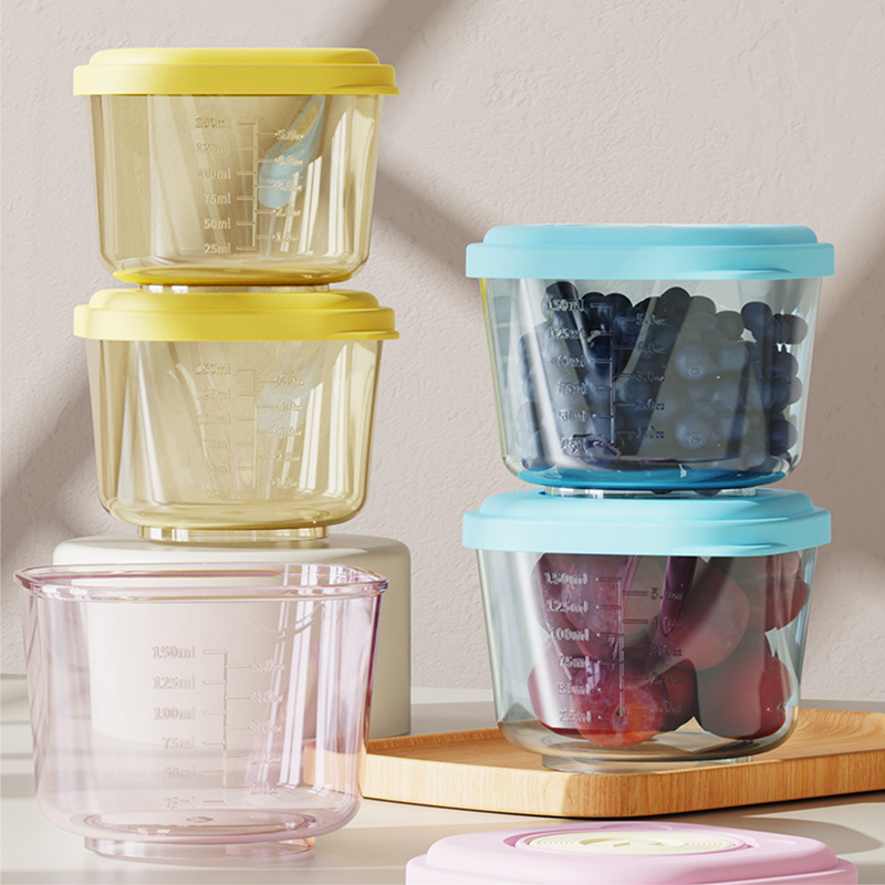 Baby Food Category - 6 Pcs Baby Food Storage Containers