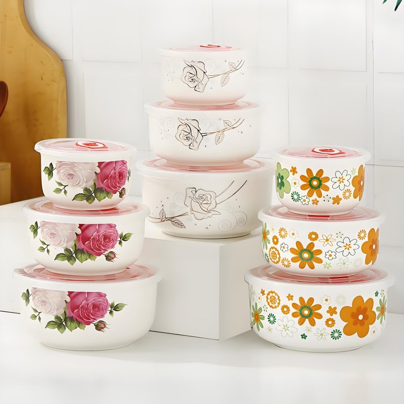Baby Food Set - Three-piece set, fine bone china lunch