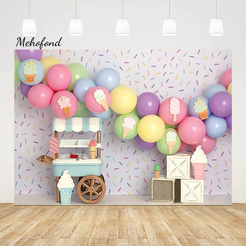 Baby Food Jelly - Mehofond Color Balloon Photography Backdrops Ice