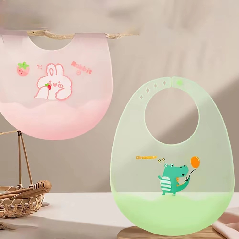 Cartoon Waterproof Baby Bibs S - Baby Food Apron ulasan dan harga