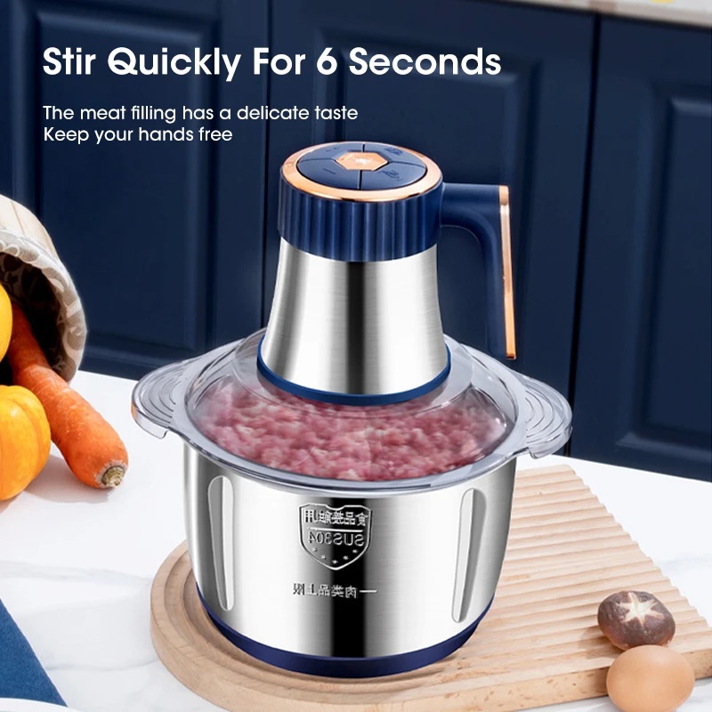 5L Electric Meat Grinders 304  - Baby Kitchen Food ulasan dan harga