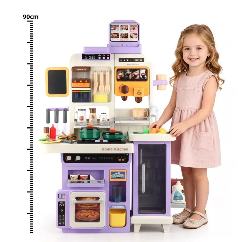 90cm Large Pretend Play Kitche - Baby Kitchen Food ulasan dan harga