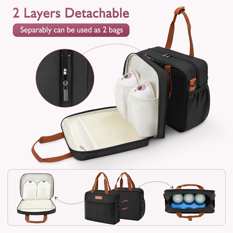 Detachable Breast Pump Bag wit - Baby Food Storage ulasan dan harga