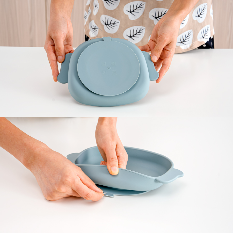 Baby Food Grade Silicone Dish  - Baby Food Dogs ulasan dan harga