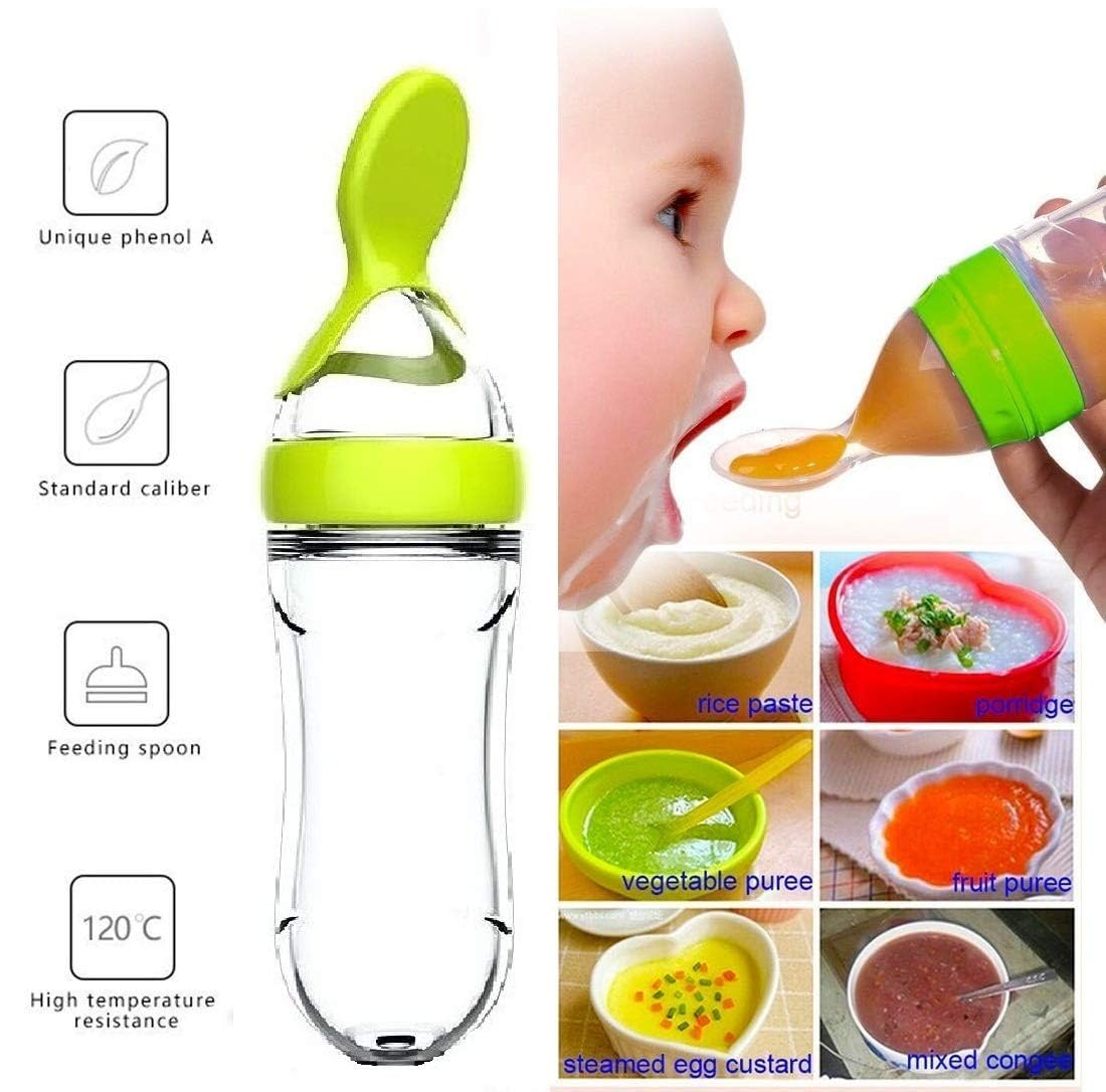 Squeezing Feeding Bottle Cup S - Baby Food Category ulasan dan harga