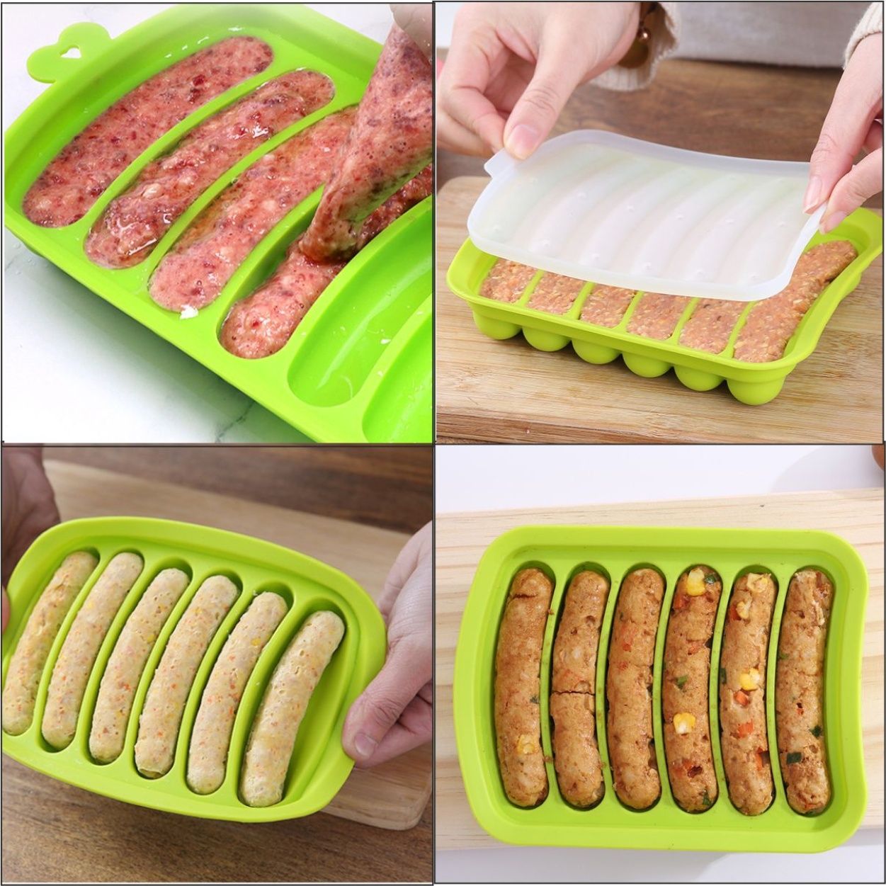 Food Grade Silicone Sausage Mo - Baby Food Dogs ulasan dan harga