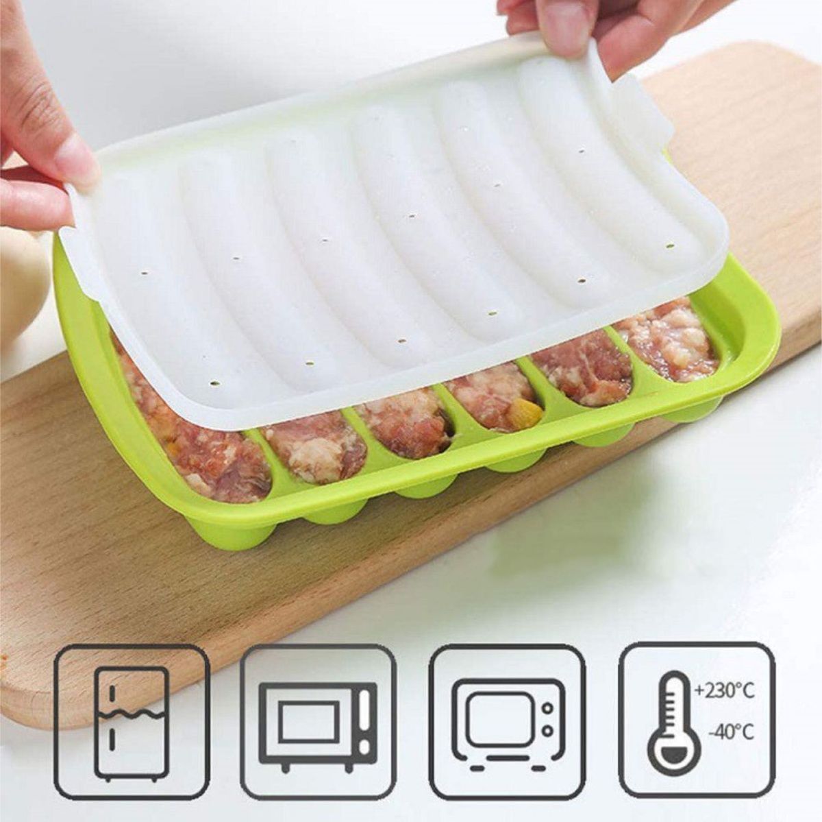 Food Grade Silicone Sausage Mo - Baby Food Dogs ulasan dan harga