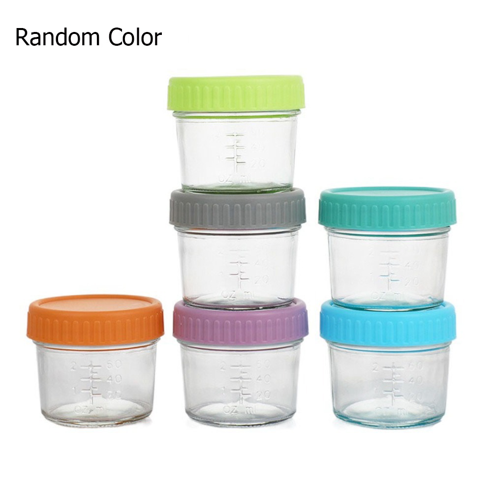 6pcs Multipurpose Glass Baby F - Baby Food Jars Glass ulasan dan harga