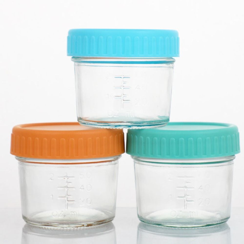 6pcs Multipurpose Glass Baby F - Baby Food Jars Glass ulasan dan harga