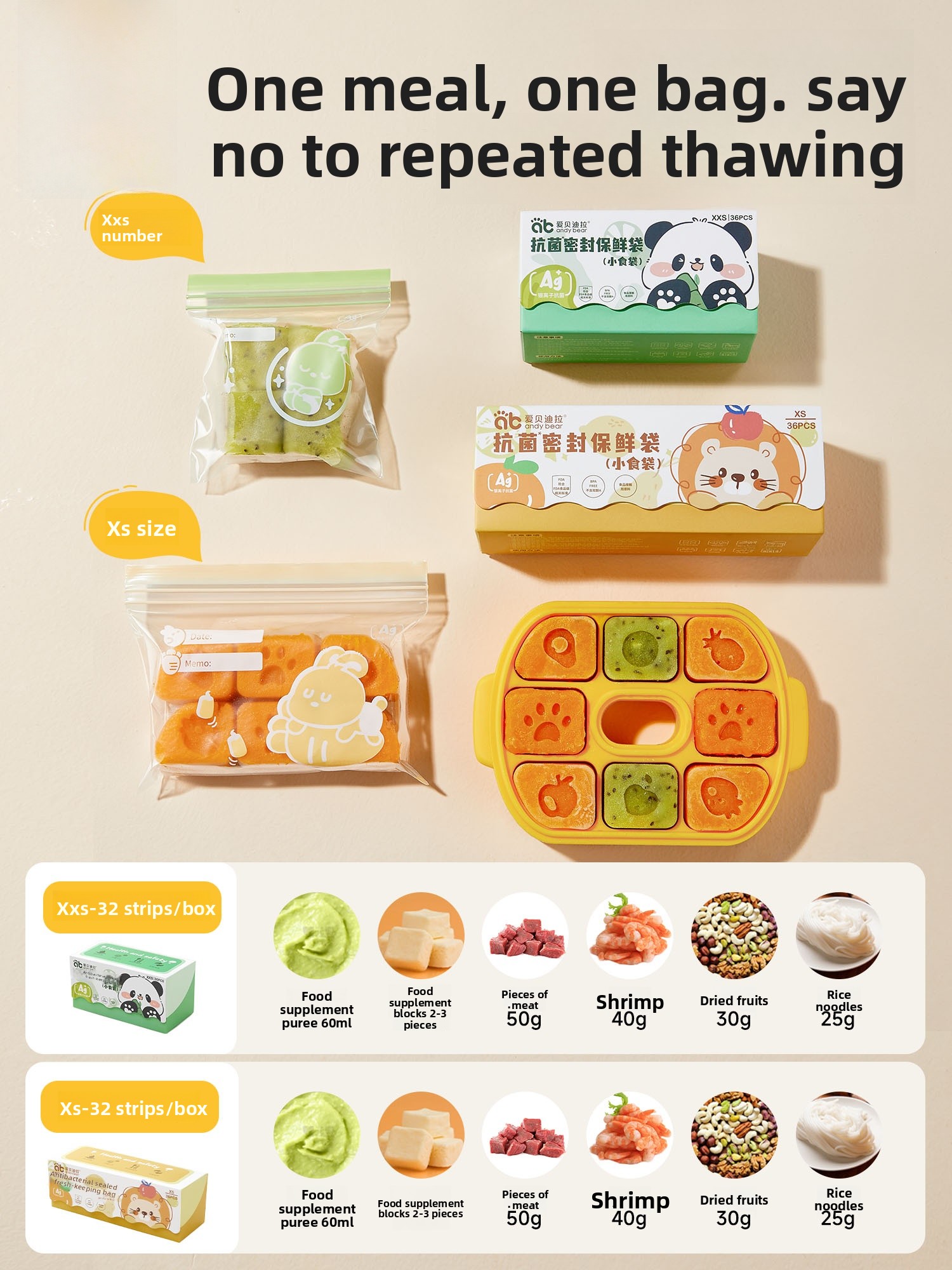 Baby Food Grade Preservation S - Baby Food Storage ulasan dan harga