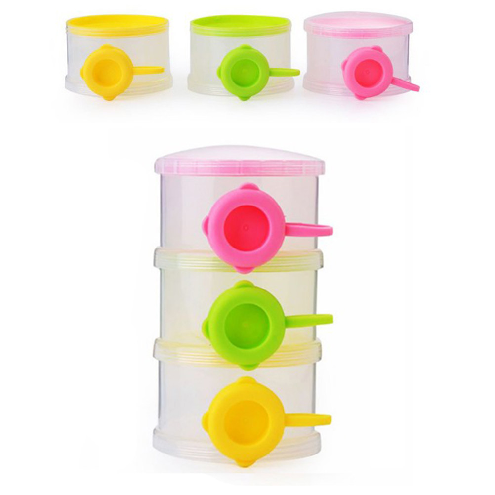 3 Layers Portable Milk Powder  - Baby Food Storage ulasan dan harga