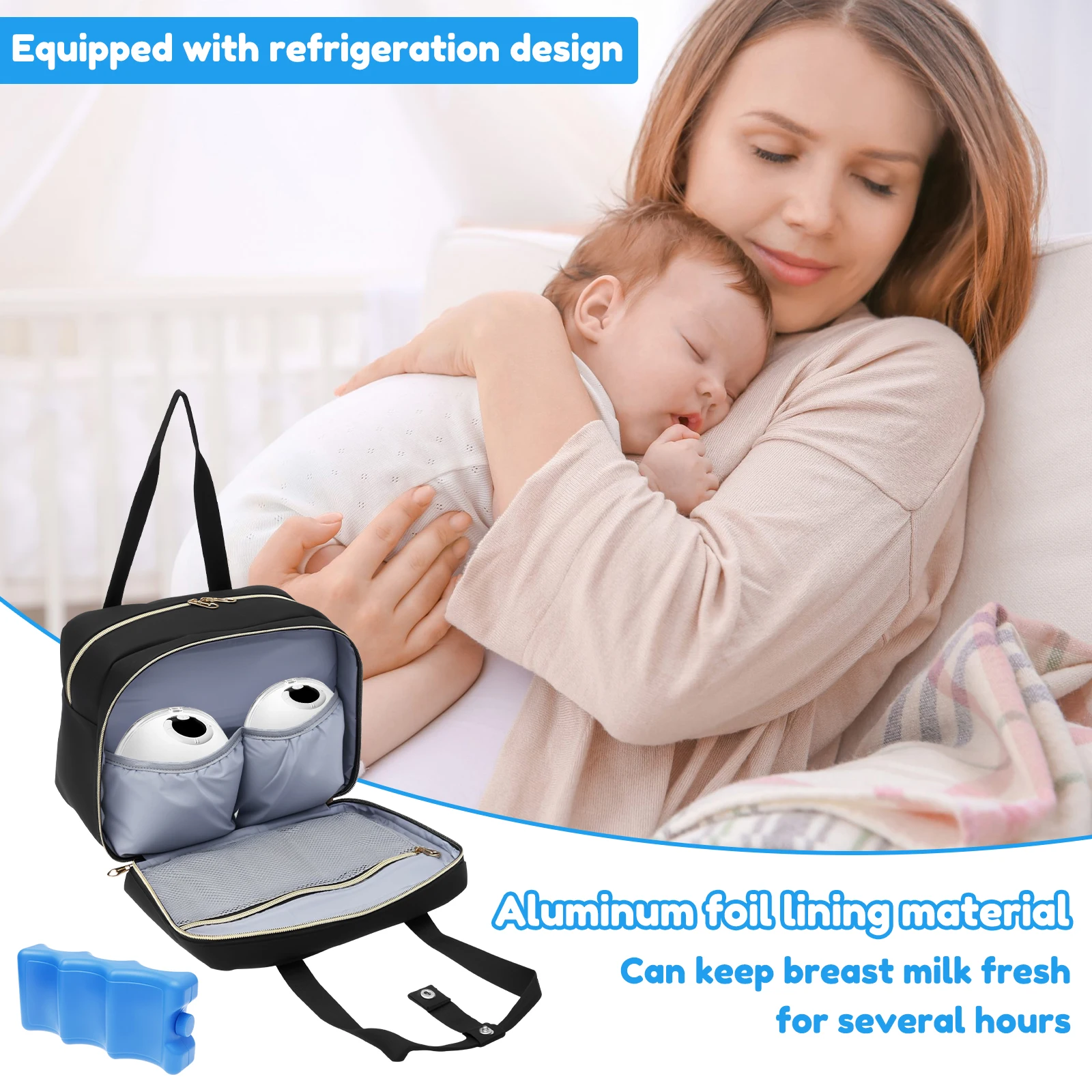 Breast Pump Storage Bag with I - Baby Food Storage ulasan dan harga