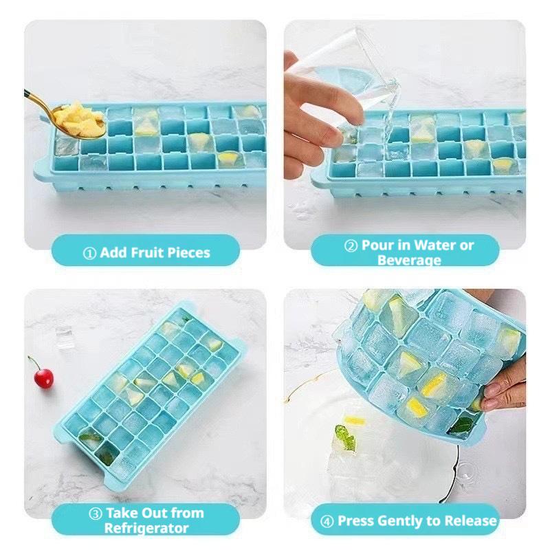 Summer Silicone Ice Cubes Tray - Baby Food Jelly ulasan dan harga