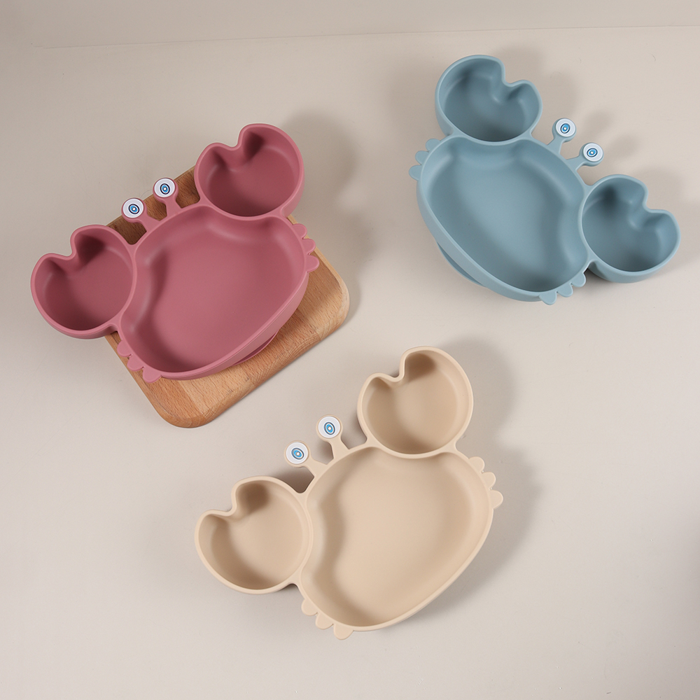 Cute Crab Shaped Silicone Baby - Baby Food Chart ulasan dan harga