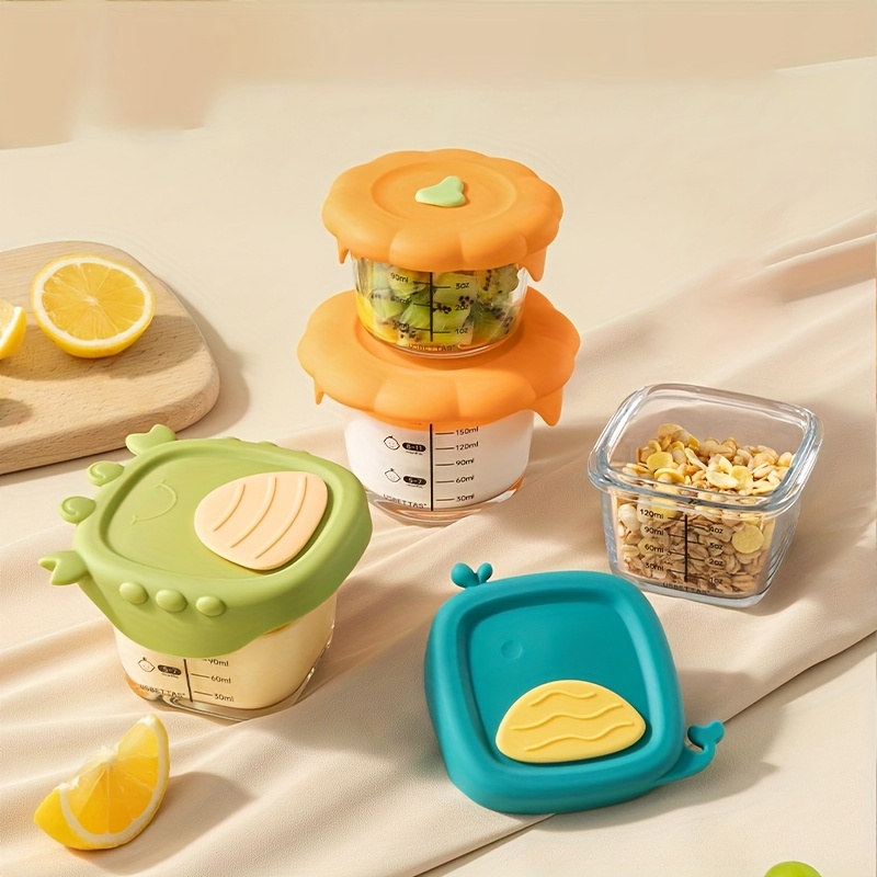 120/180ml Glass Baby Food Cont - Baby Food Jars Glass ulasan dan harga