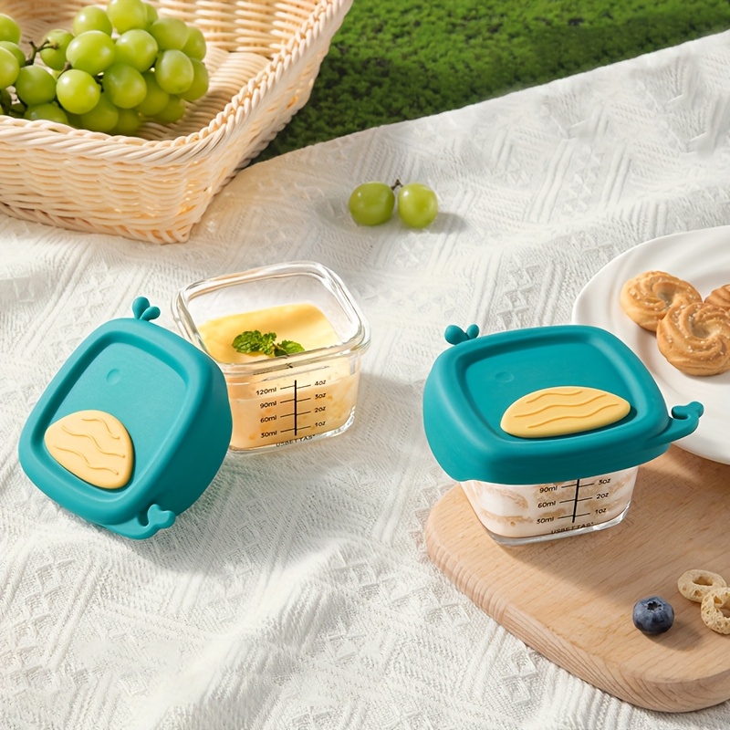 120/180ml Glass Baby Food Cont - Baby Food Jars Glass ulasan dan harga