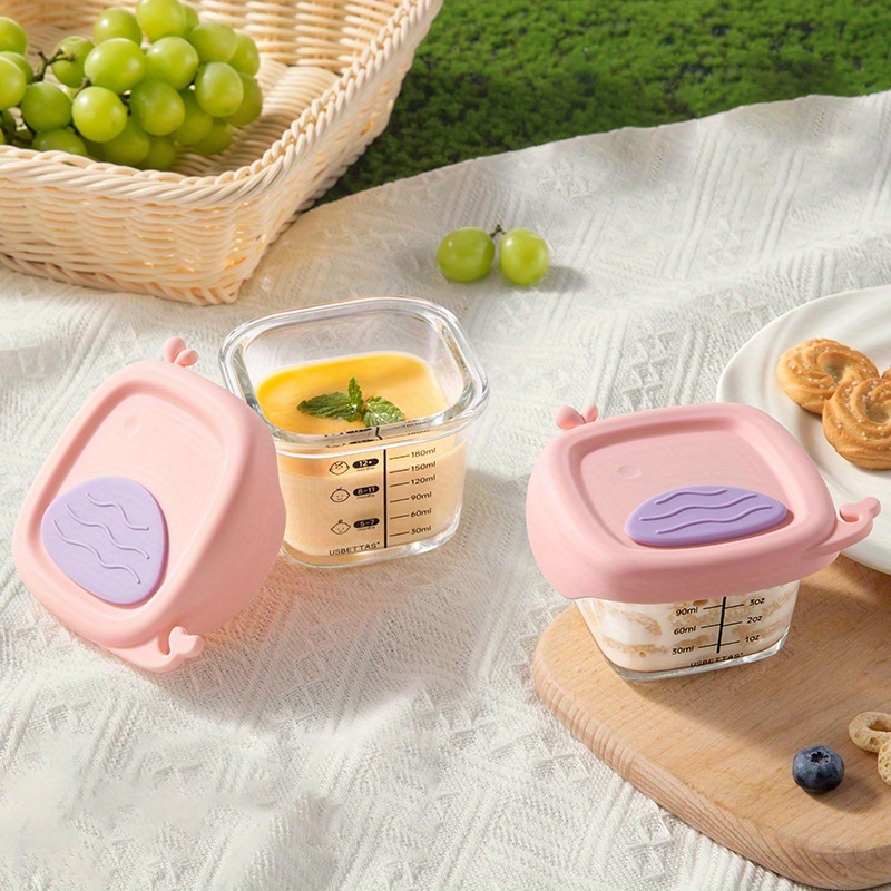 120/180ml Glass Baby Food Cont - Baby Food Jars Glass ulasan dan harga