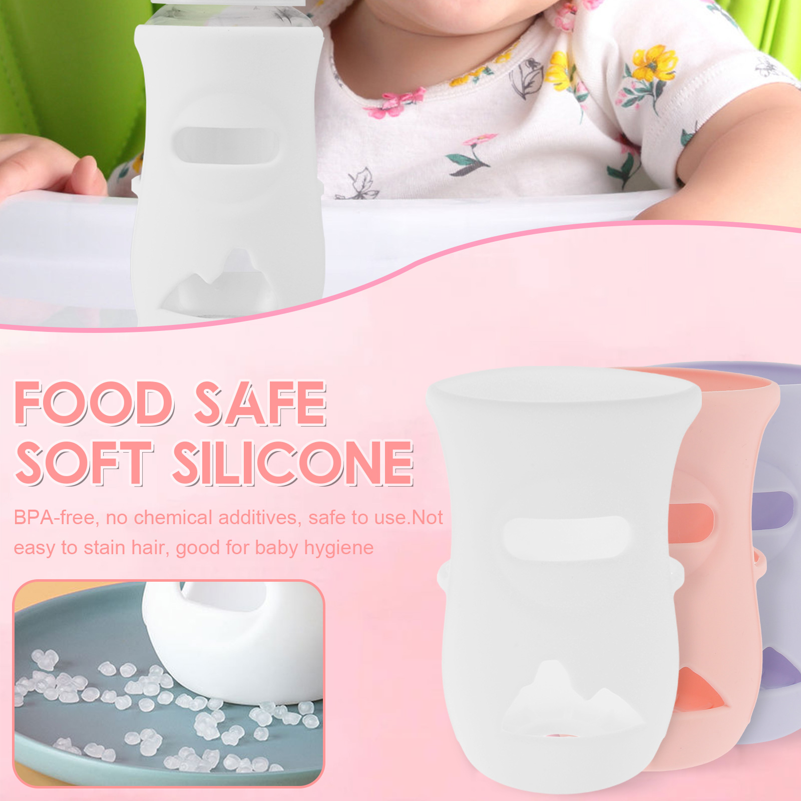 Silicone Sleeves Silicone Baby - Baby Food Storage ulasan dan harga