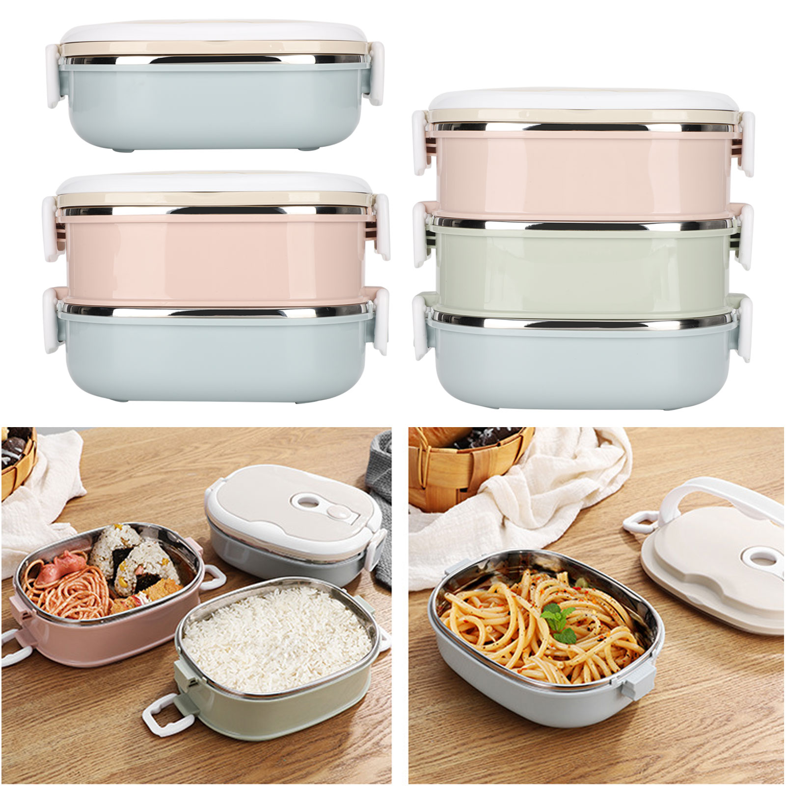 Lunch Box Lunch Box Portable S - Baby Kitchen Food ulasan dan harga