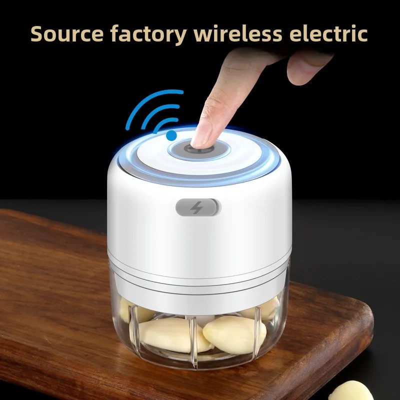 Electric Mini Garlic Chopper 1 - Baby Kitchen Food ulasan dan harga