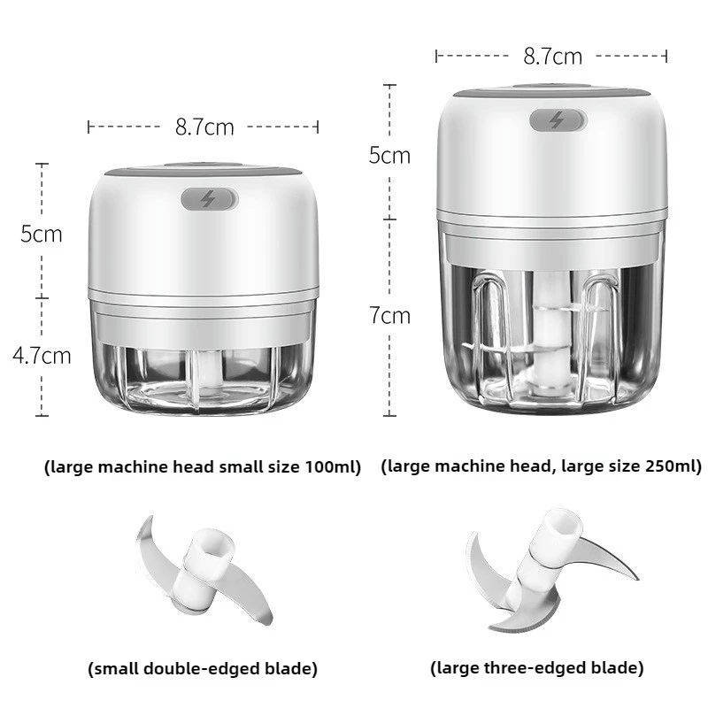 Electric Mini Garlic Chopper 1 - Baby Kitchen Food ulasan dan harga
