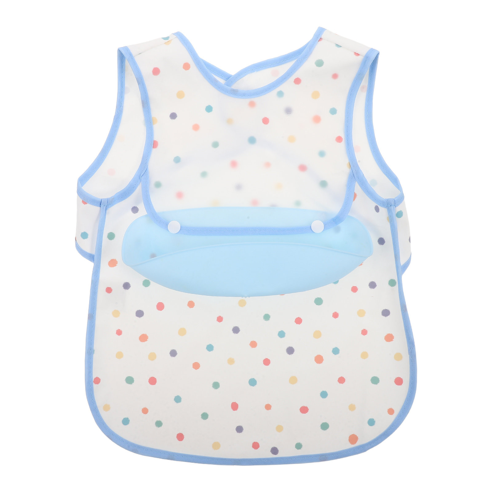Toddler Bib with Pocket Waterp - Baby Food Apron ulasan dan harga