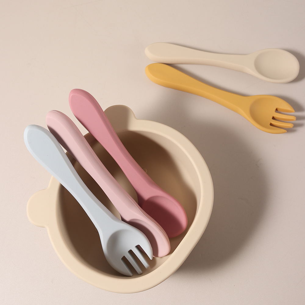 Custom Name 1 Pair Silicone Sp - Baby Food Name ulasan dan harga