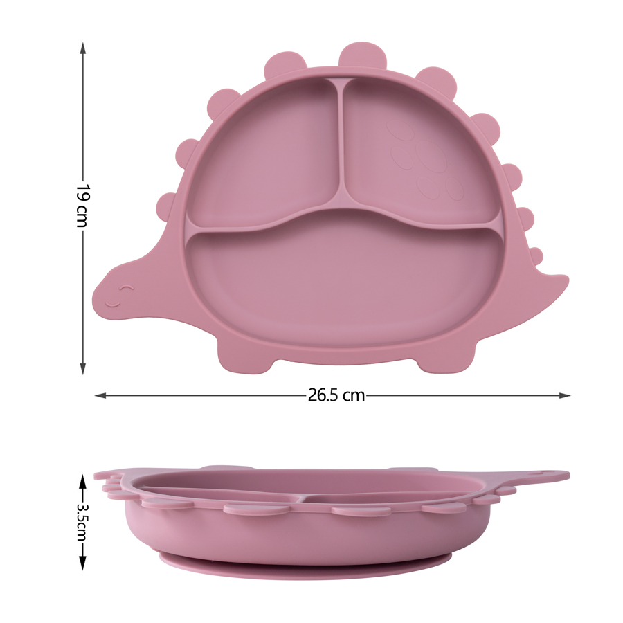 1PC BPA Free Dinosaur Children - Baby Food Chart ulasan dan harga