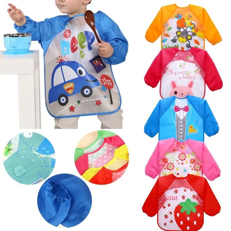 Waterproof EVA Full Sleeve Bab - Baby Food Set ulasan dan harga