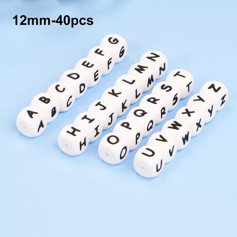 LOFCA 40PCS/Lot Alphabet 12mm  - Baby Food Name ulasan dan harga