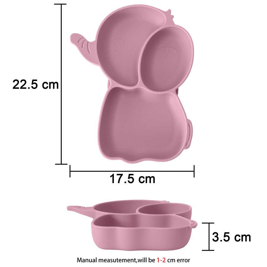 1PCS Baby Silicone Dining Dish - Baby Food Chart ulasan dan harga