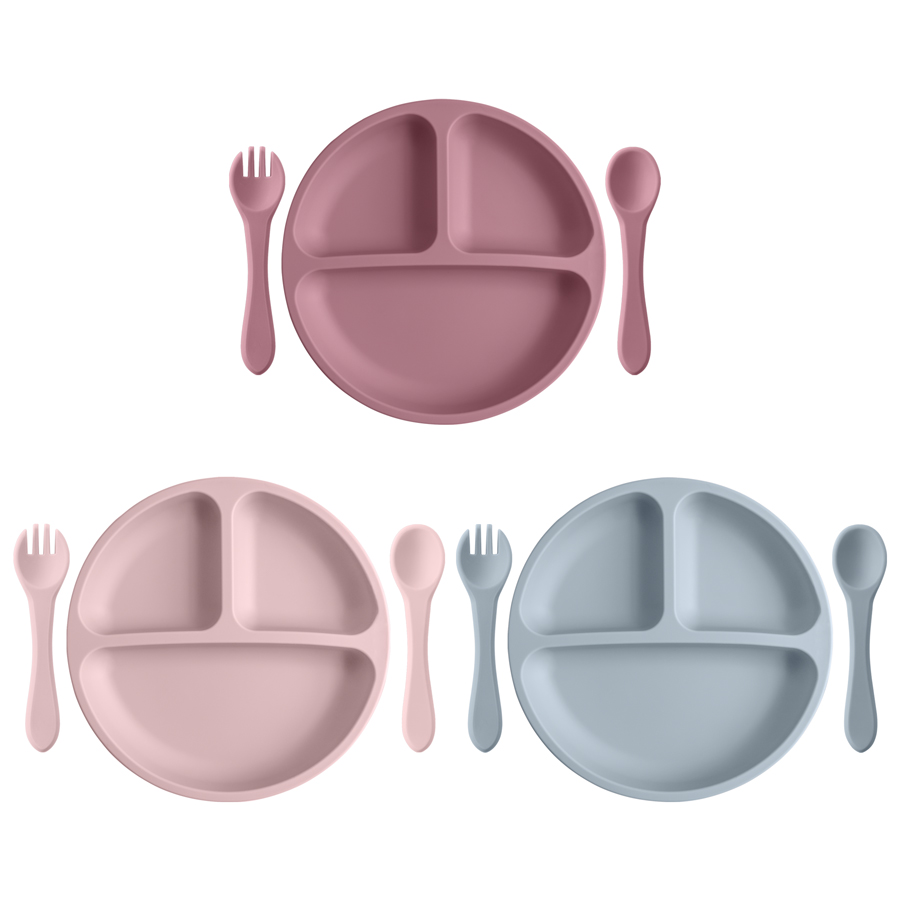 3PCS Children's Tableware Set  - Baby Food Chart ulasan dan harga