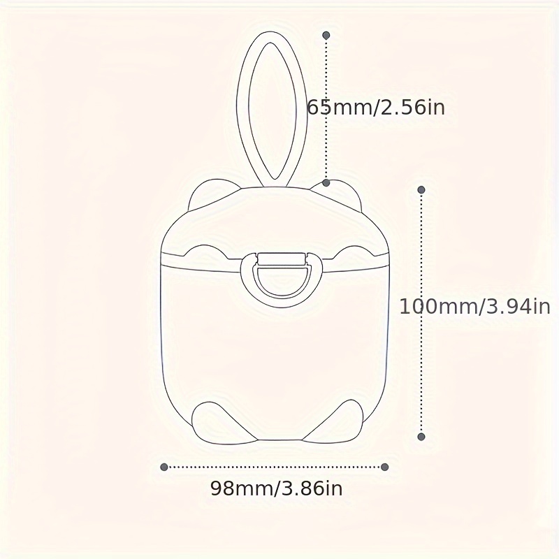 1pc Portable Four-Layer Milk P - Baby Food Category ulasan dan harga