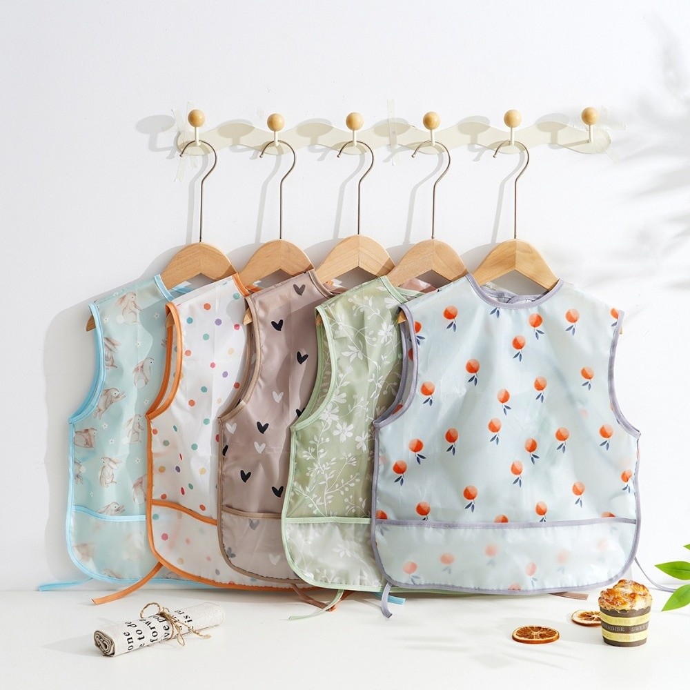 Waterproof Baby Feeding Bib Sl - Baby Food Apron ulasan dan harga