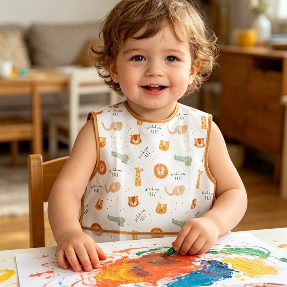 Waterproof Baby Feeding Bib Sl - Baby Food Apron ulasan dan harga