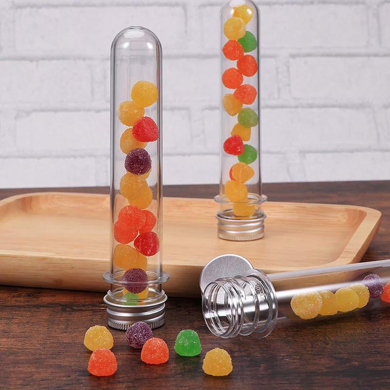 1/5Pcs Plastic Lab Test Tubes  - Baby Food In Jars ulasan dan harga