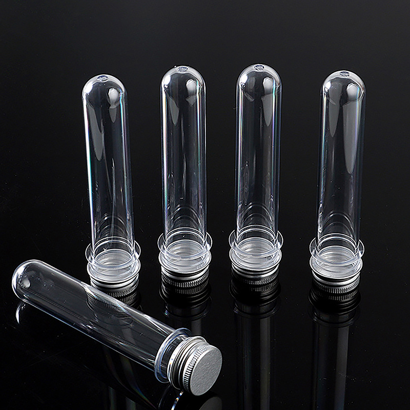 1/5Pcs Plastic Lab Test Tubes  - Baby Food In Jars ulasan dan harga