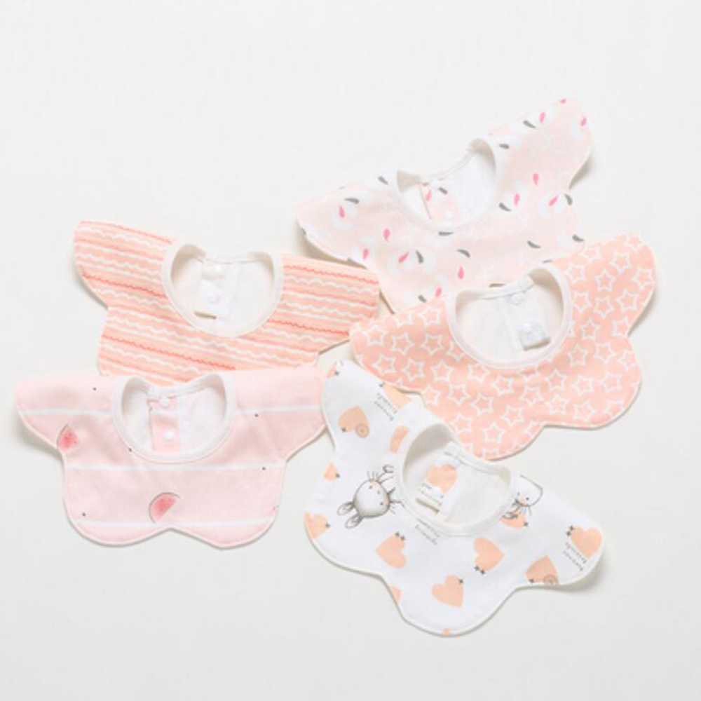 5Pcs/Lot Baby Bibs Waterproof  - Baby Food Apron ulasan dan harga