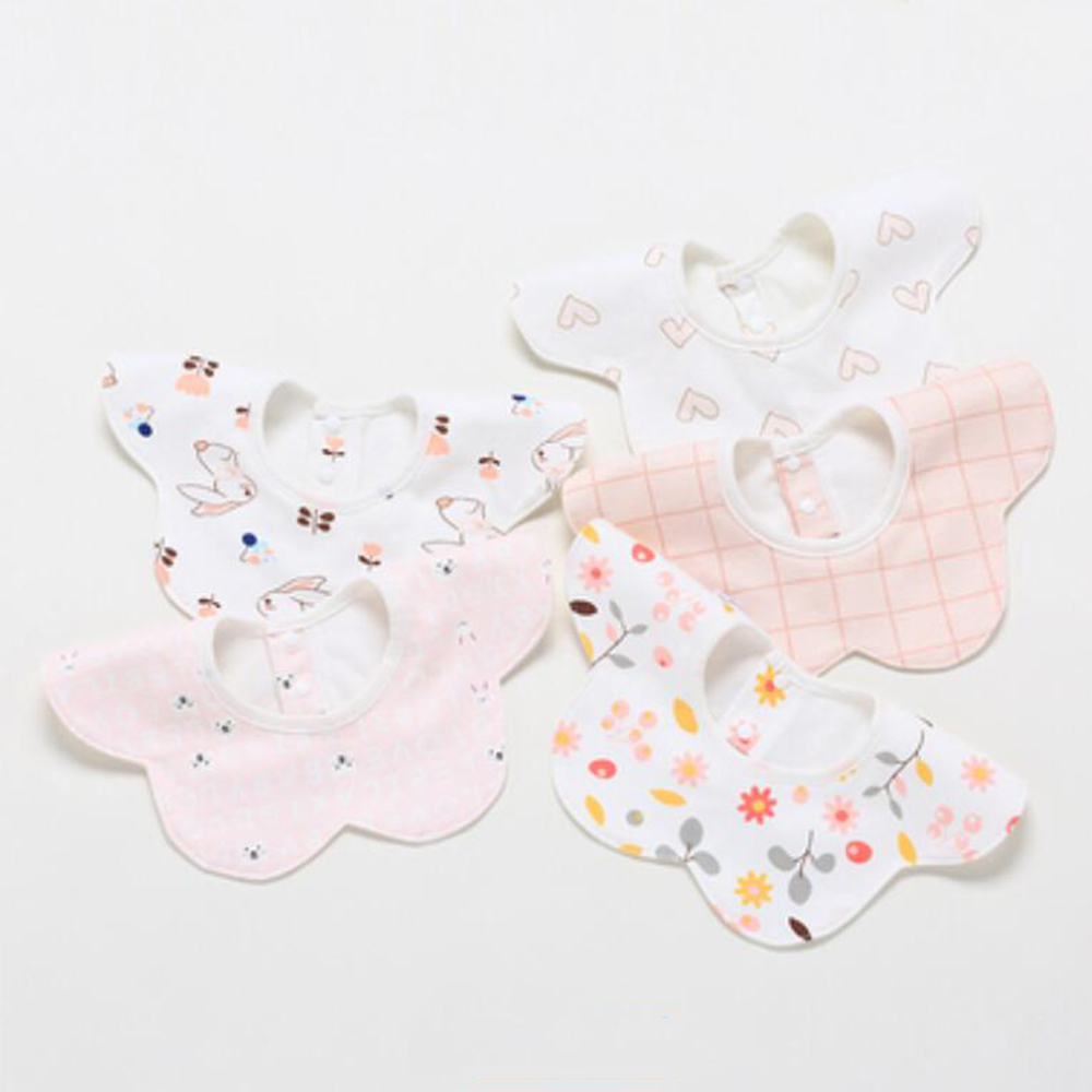 5Pcs/Lot Baby Bibs Waterproof  - Baby Food Apron ulasan dan harga