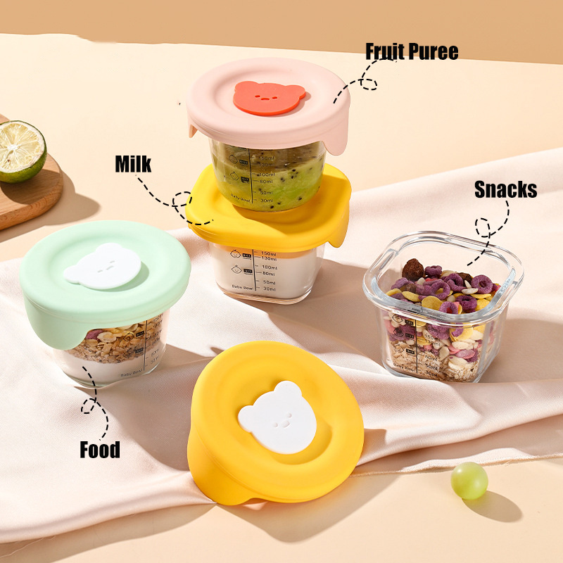 180ml Glass Baby Food Storage  - Baby Food Jars Glass ulasan dan harga