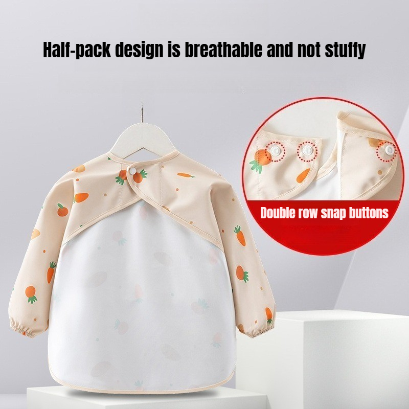 1PC Child Feeding Bib Waterpro - Baby Food Apron ulasan dan harga