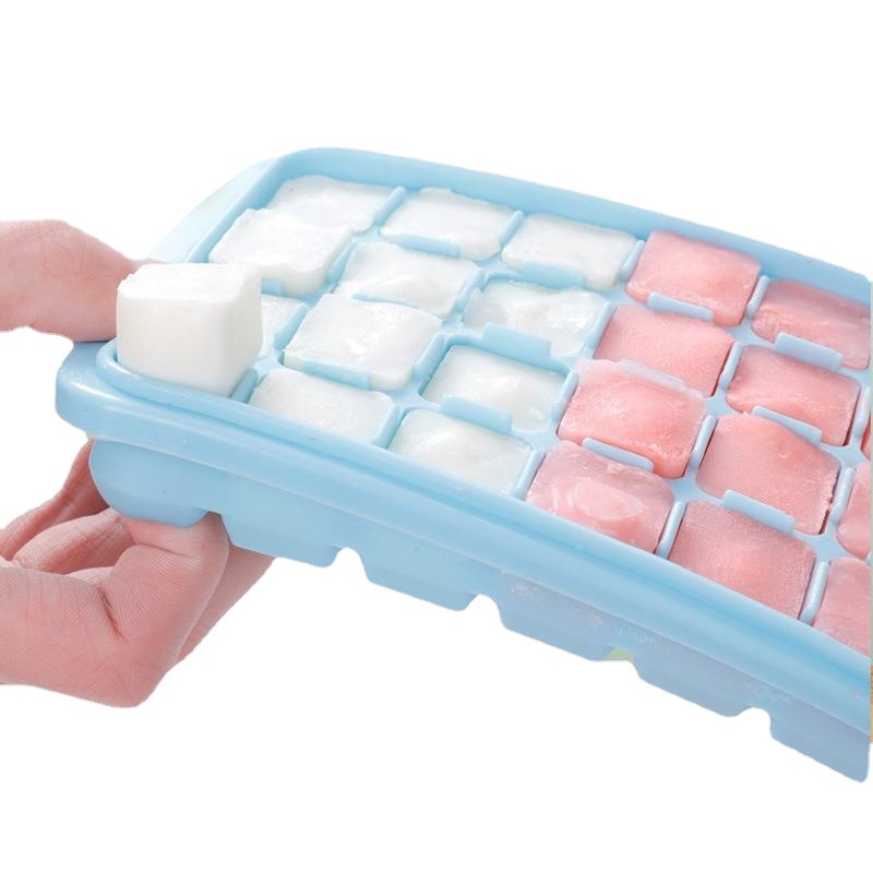 Silicone Ice Cubes Tray with L - Baby Food Jelly ulasan dan harga