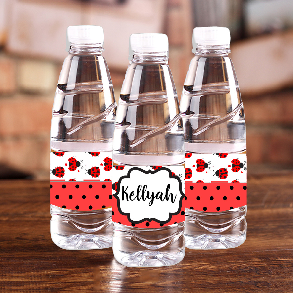 Personalised Ladybug Red Polka - Baby Food Name ulasan dan harga