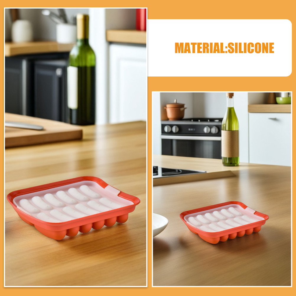 Silicone Sausage Mold 12 Cavit - Baby Food Dogs ulasan dan harga