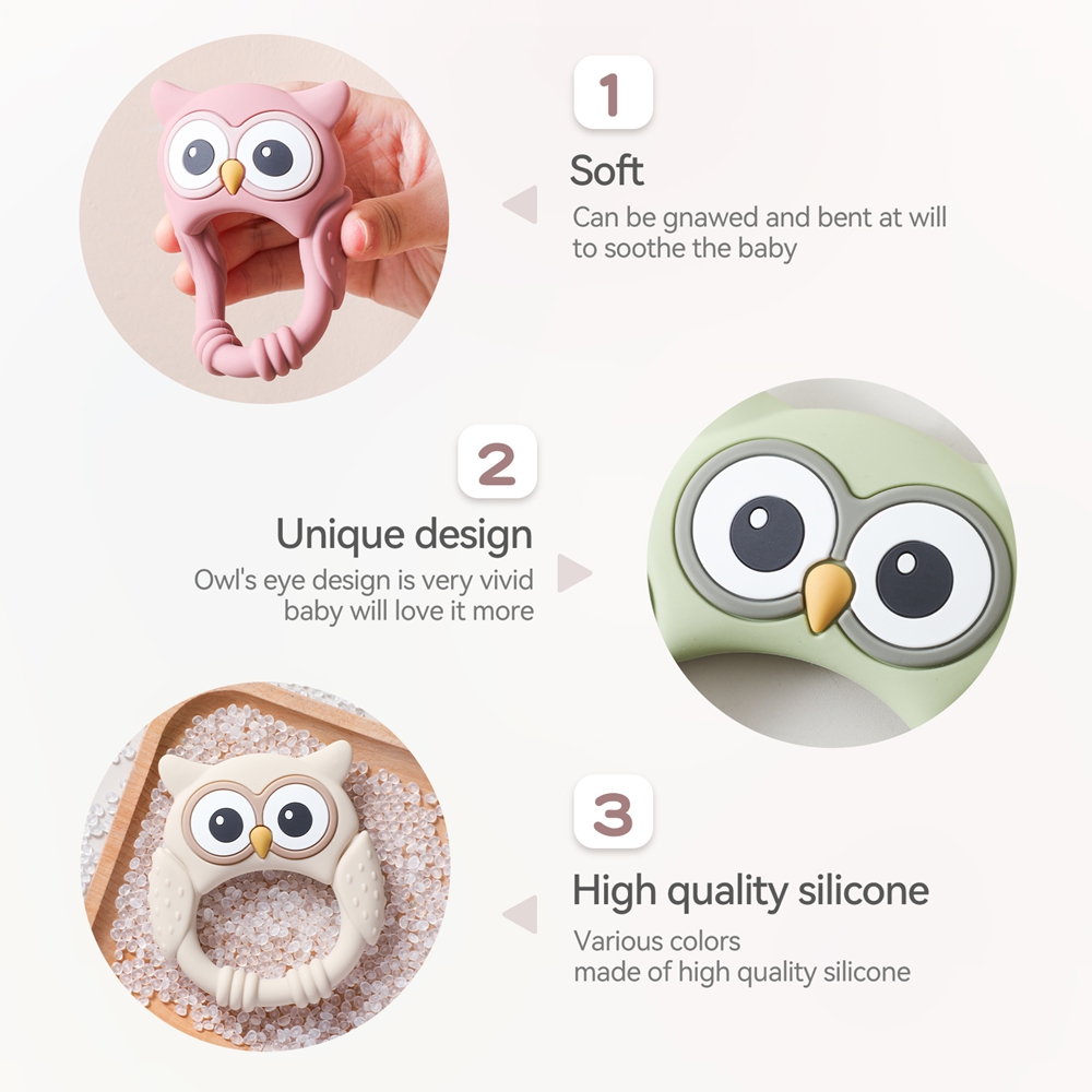 1pc Silicone Teether Baby 0-12 - Baby Food Name ulasan dan harga