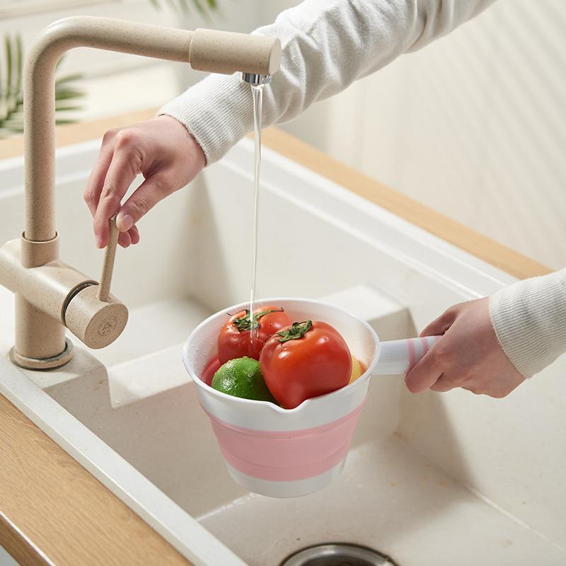 Foldable Silicone Water Scoop  - Baby Kitchen Food ulasan dan harga