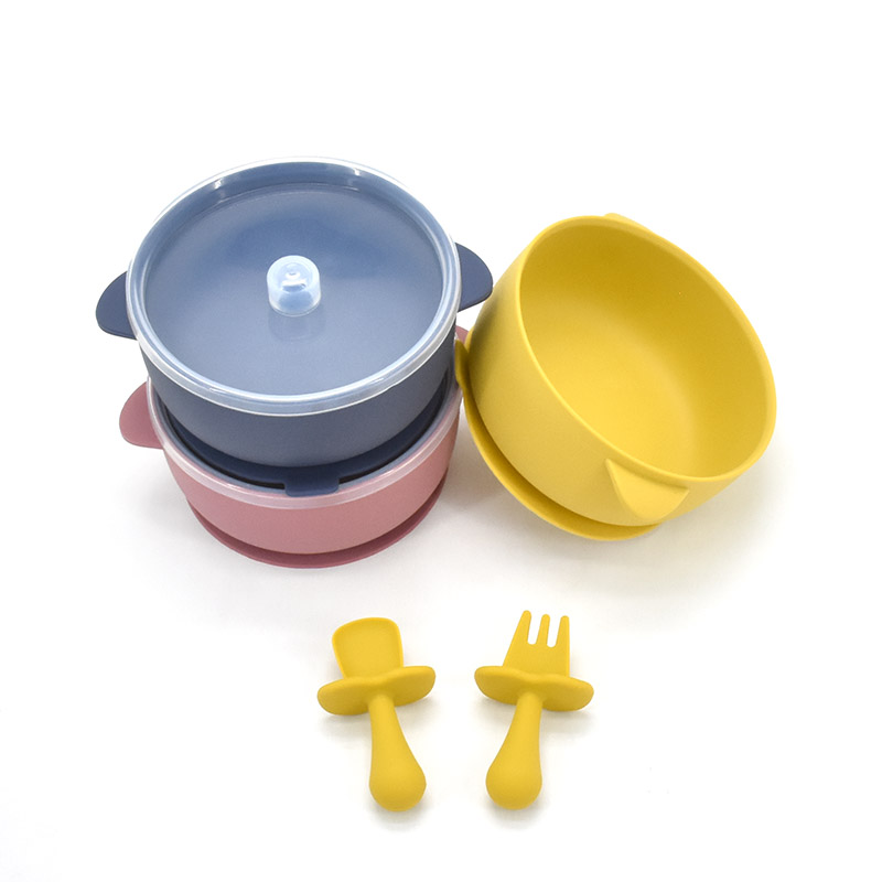 400ML Silicone Baby Bowl with  - Baby Food Chart ulasan dan harga