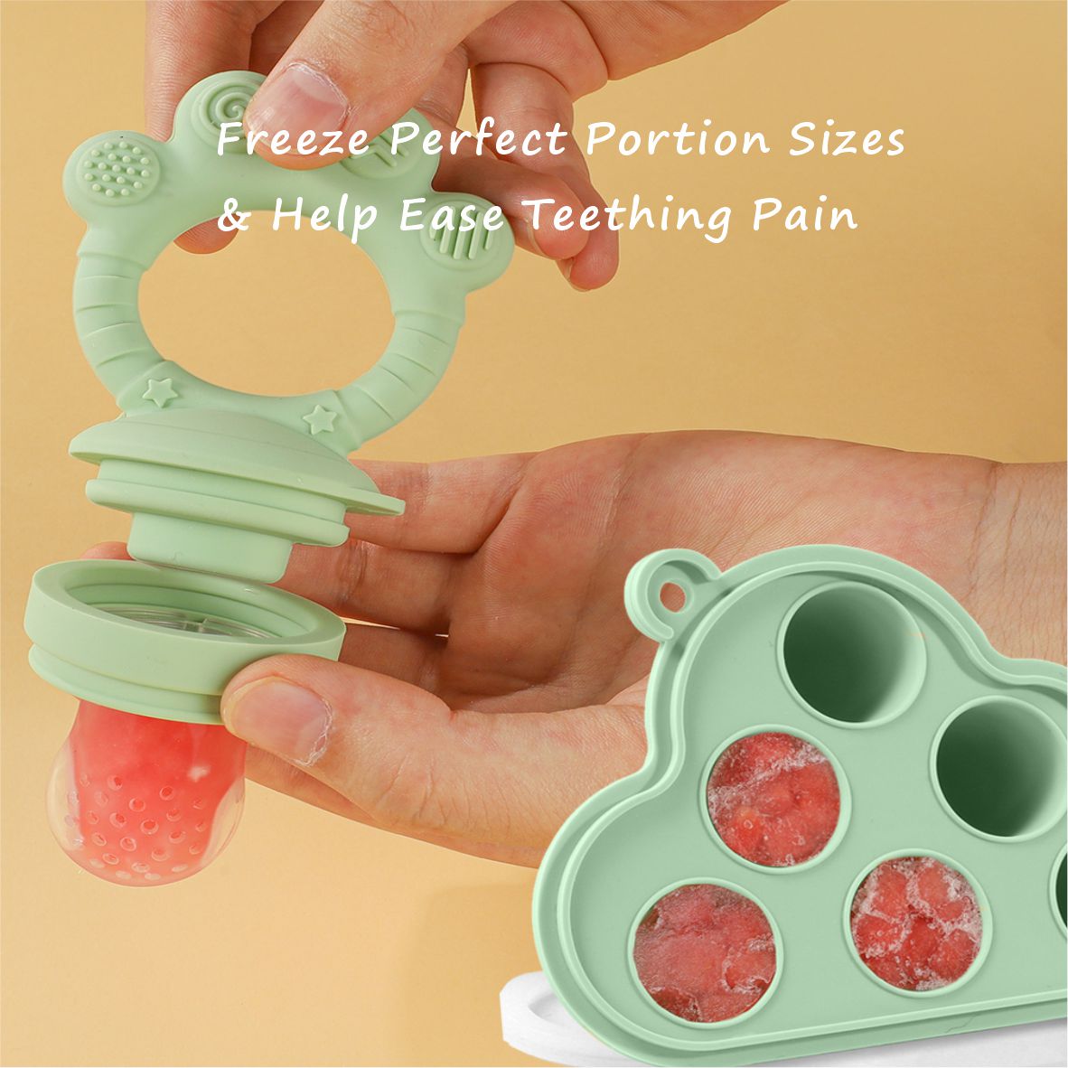 Baby Fruit Food Feeder & Freez - Baby Food Chart ulasan dan harga